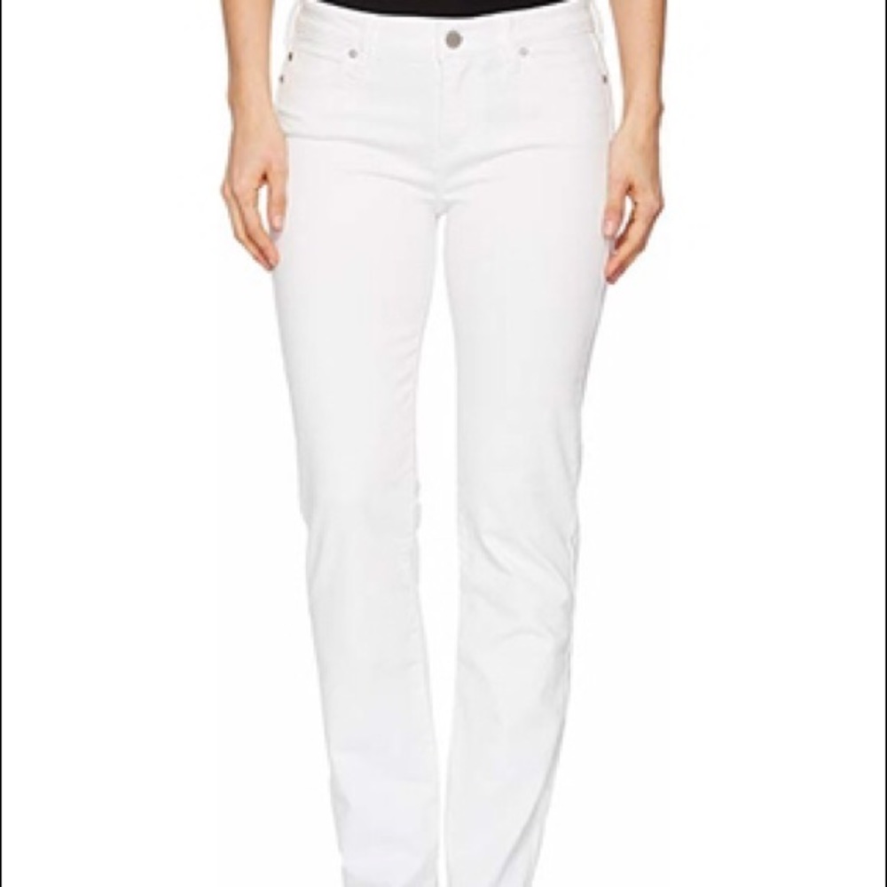 Liverpool Sadie optic white straight Jean